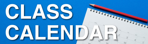 Prevention & Education Class Calendar